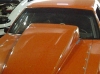 Orange Ford Mustang Front View